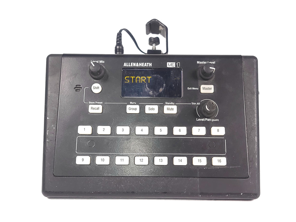 Allen & Heath ME1 Mixer w/ Mounting Bracket, Stand, & PSU Cable