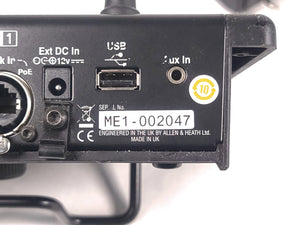 Allen & Heath ME1 Mixer w/ Mounting Bracket, Stand, & PSU Cable