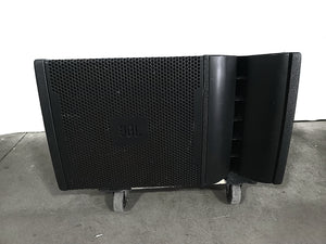 (2) JBL VRX932LA 12" Two-Way Line-Array System in LM Engineering Wheeled Road Case
