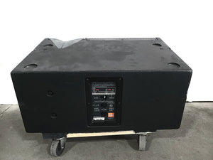 (2) JBL VRX932LA 12" Two-Way Line-Array System in LM Engineering Wheeled Road Case
