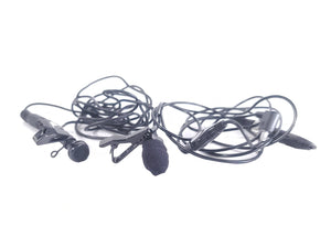 (2) Sennheiser EK 100 G3 Portable Diversity Receiver (A: 518-558 MHz) w/ Lavlier Microphones  & XLR to TRS Male to pin 3.5 mm in Small Carry Case