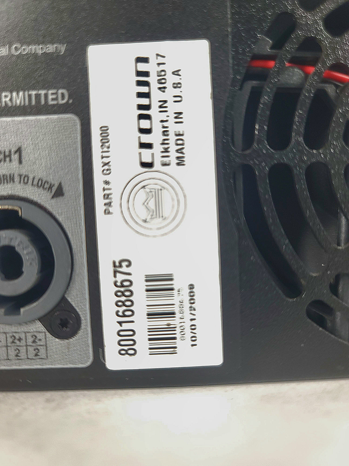 Crown XTi 2000 Amplifier