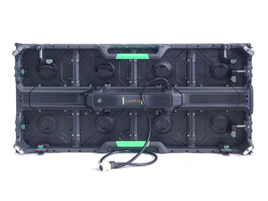 (60) Lumen Concept (500x1000) & (60) (500x500) 3.91 Outdoor IP65 LED Wall Panels (4500 NITS) w/ Accessories in (19) Wheeled Road Cases