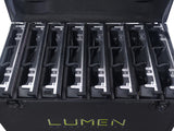 (60) Lumen Concept (500x1000) & (60) (500x500) LED Wall Panels w/ Accessories in (19) Wheeled Road Cases