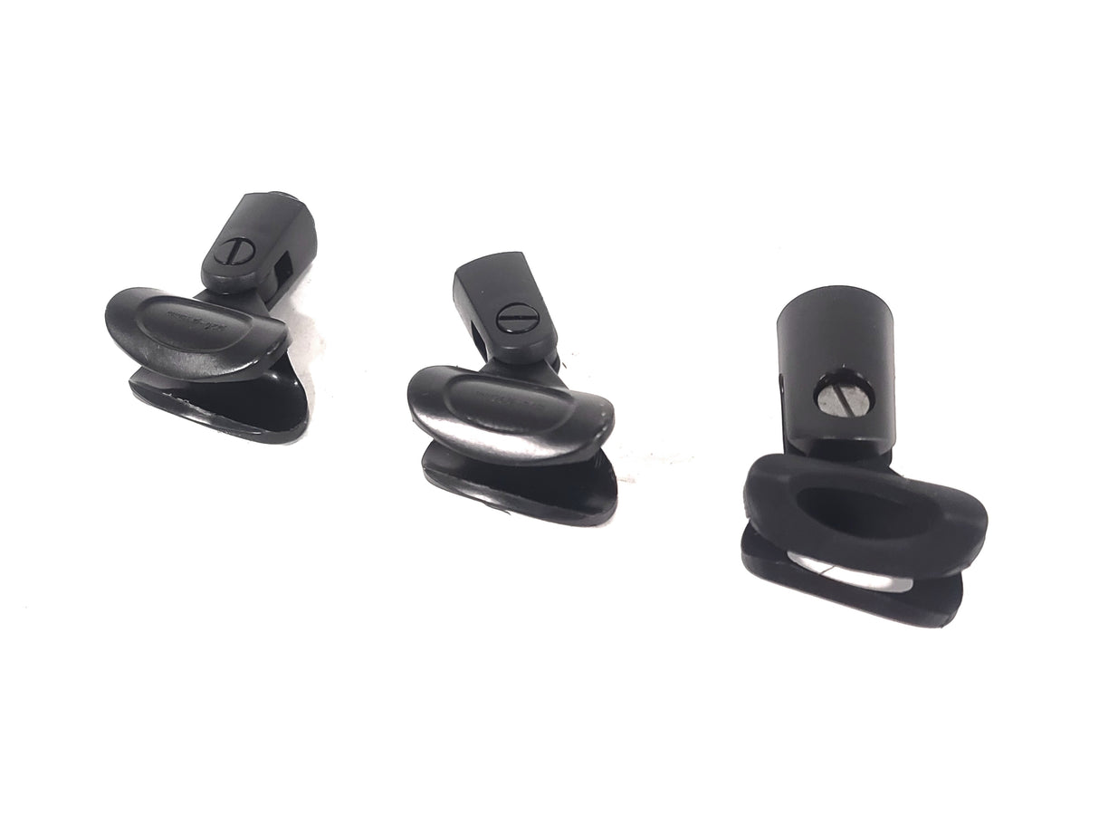 (3) Behringer XM1800S Wired Microphones w/ (3) Microphone Clips in Hard Carry Case