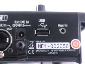 Allen & Heath ME1 Mixer w/ Mounting Bracket & Stand