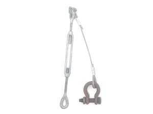 (5) Steel Turnbuckles w/ (4) Safety Cables, (7) Quick Links, Shackle
