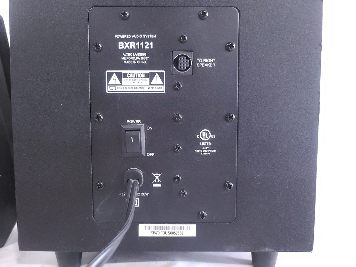 Altec Lansing BXR1121 Speaker System