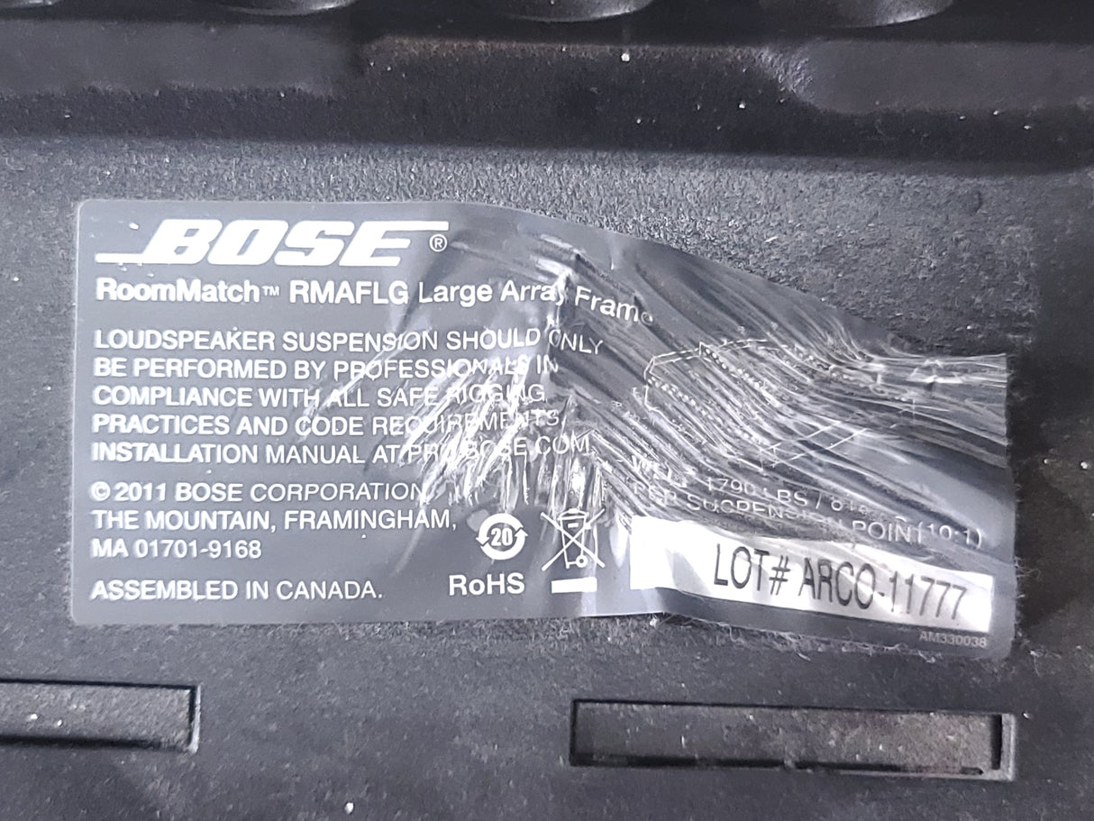 Bose Professional RoomMatch RMAFLG Large Array Frame