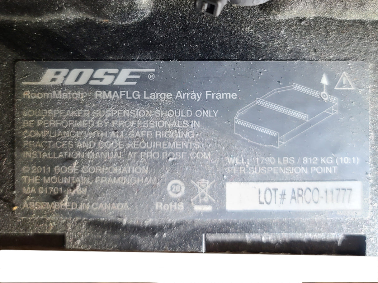 Bose Professional RoomMatch RMAFLG Large Array Frame
