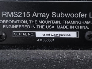 Bose RoomMatch RMS215 Dual 15" Passive Subwoofer with Fly Kit Side Plates