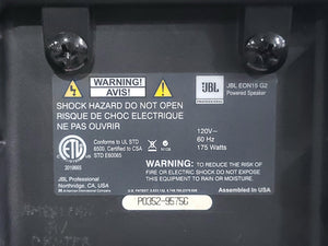 (2) JBL EON15-G2 15" 2-Way Passive Speaker