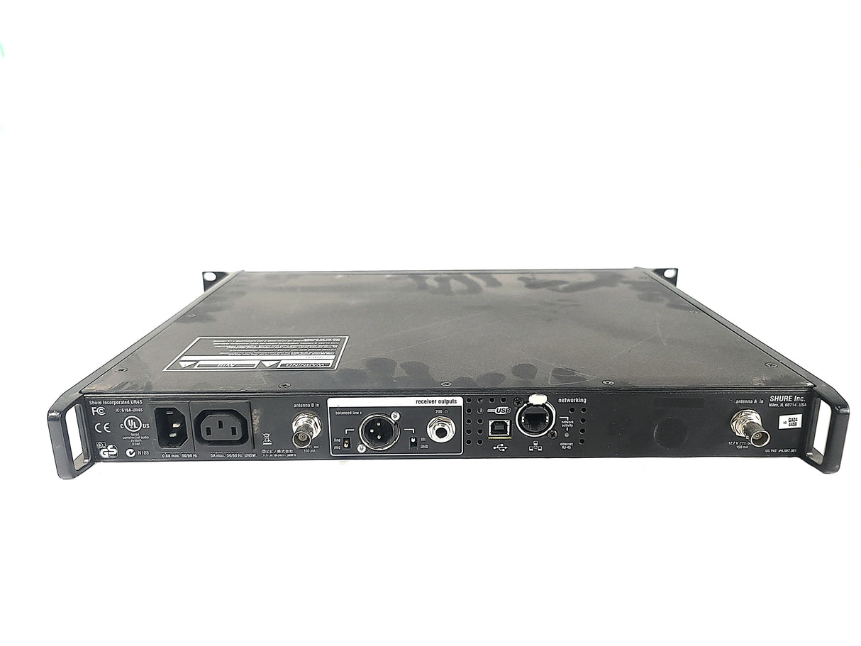 Shure UR4S Wireless Receiver (J5: 578-638 MHz)