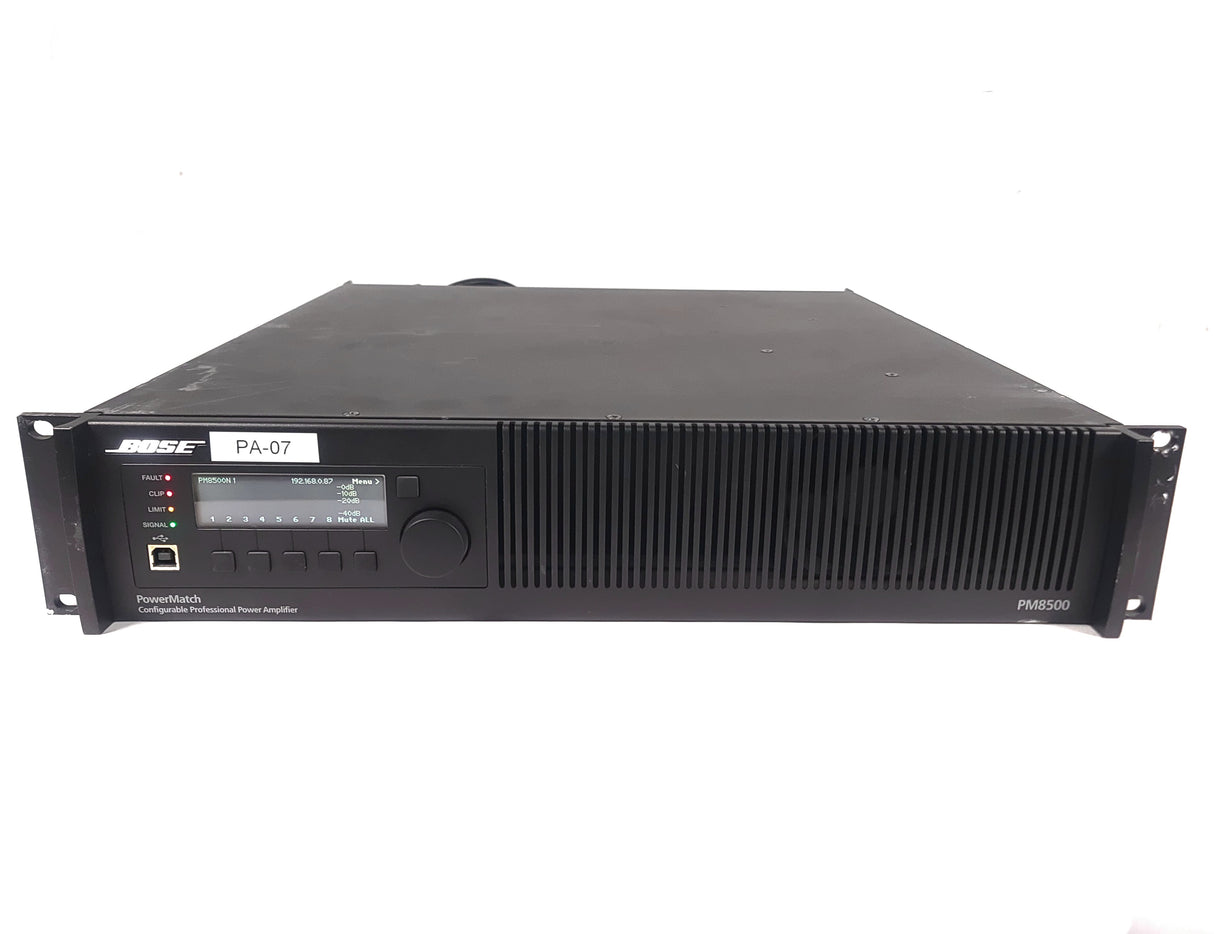 Bose Professional PowerMatch PM8500N Configurable Power Amplifier