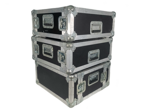 (2) Custom 3RU & 4RU Hard Rack Carrying Cases