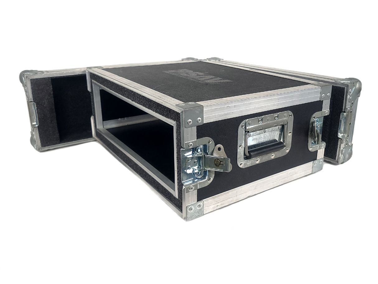 (2) Custom 3RU & 4RU Hard Rack Carrying Cases