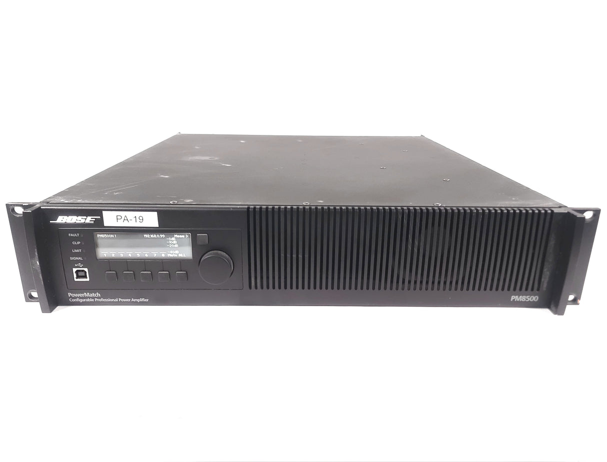 Bose Professional PowerMatch PM8500N Configurable Power Amplifier