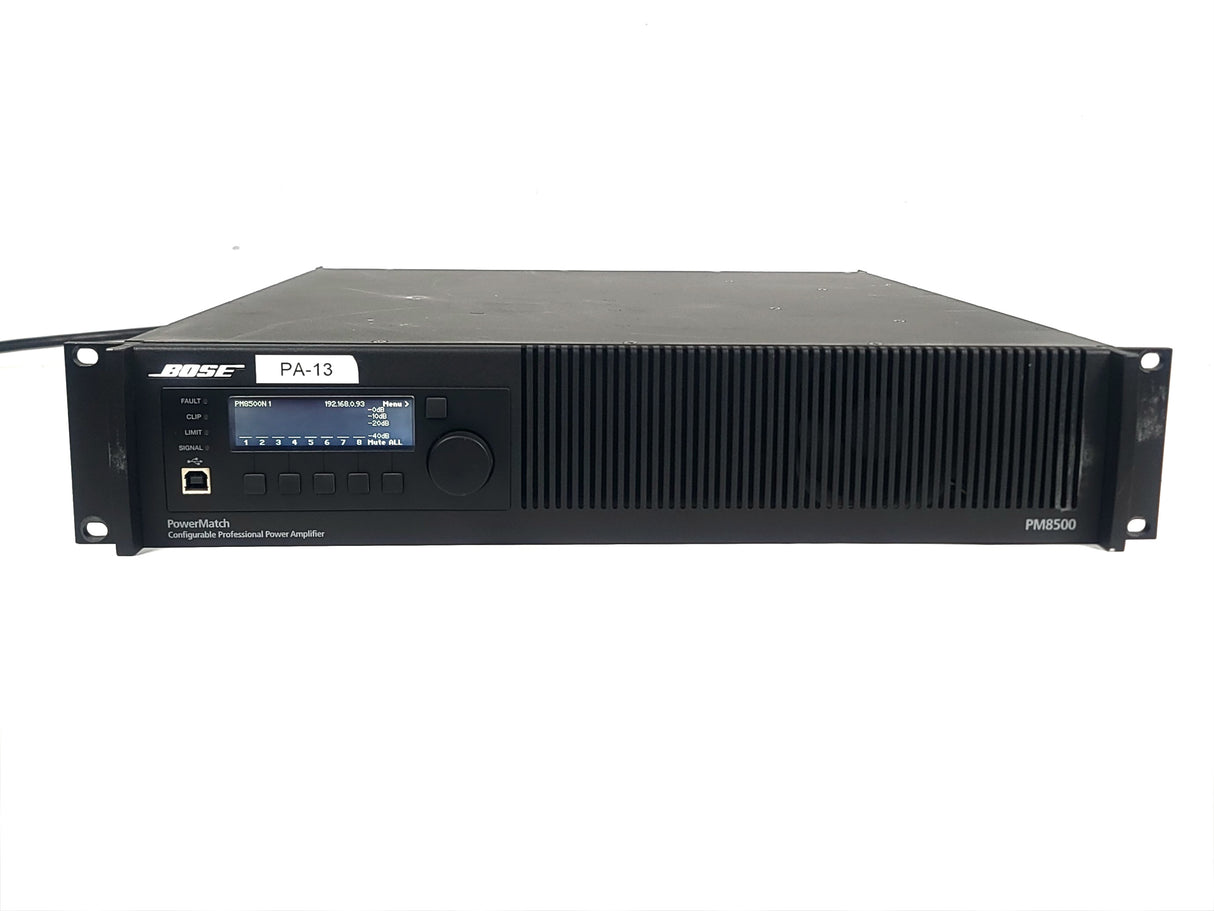 Bose Professional PowerMatch PM8500N Configurable Power Amplifier