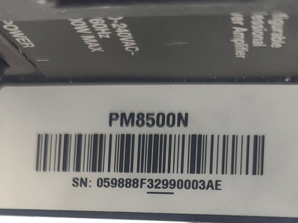 Bose Professional PowerMatch PM8500N Configurable Power Amplifier