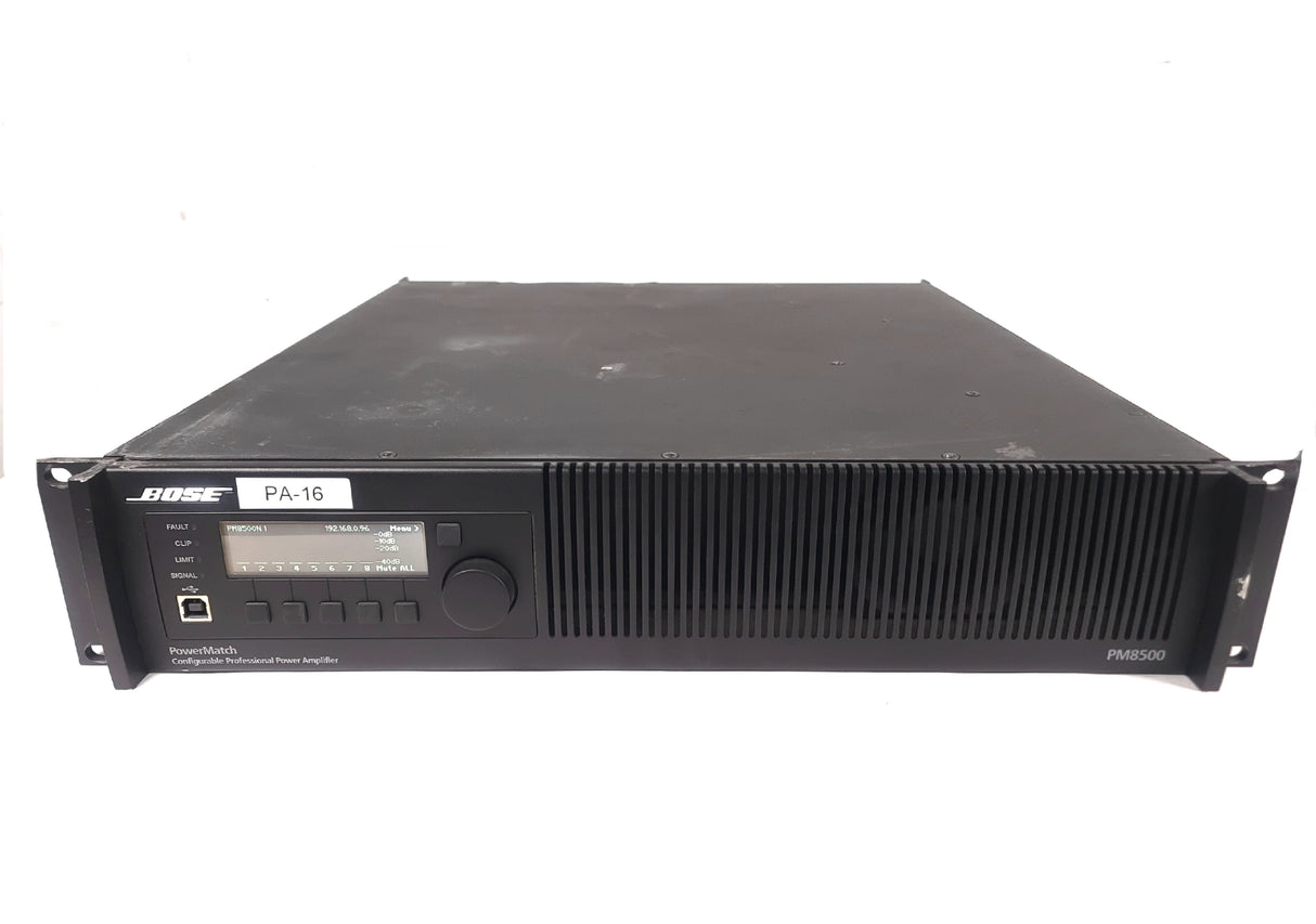 Bose Professional PowerMatch PM8500N Configurable Power Amplifier