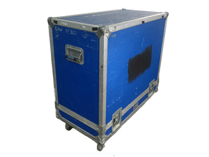 (2) QSC HPR122i 12" Two-Way Powered Speakers in Wheeled Road Case