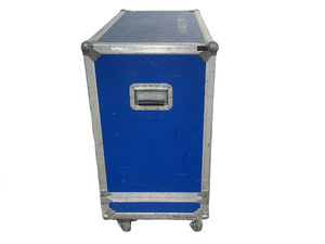 (2) QSC HPR122i 12" Two-Way Powered Speakers in Wheeled Road Case