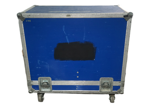 (2) QSC HPR122i 12" Two-Way Powered Speakers in Wheeled Road Case