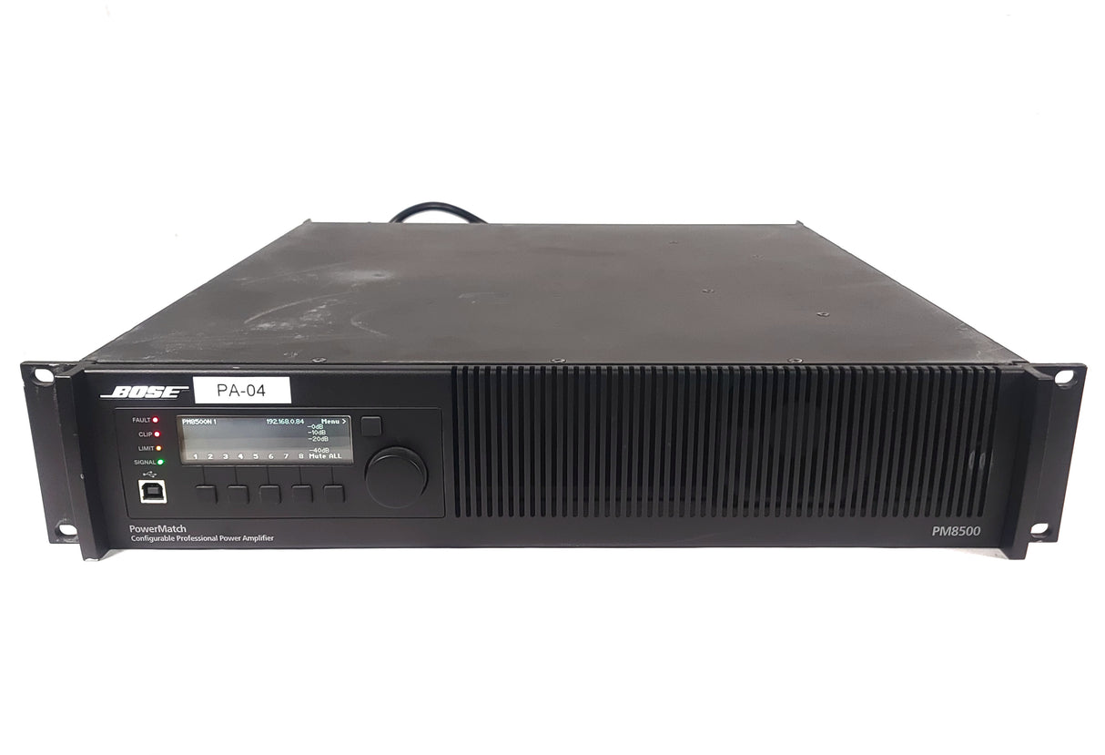 Bose Professional PowerMatch PM8500N Configurable Power Amplifier
