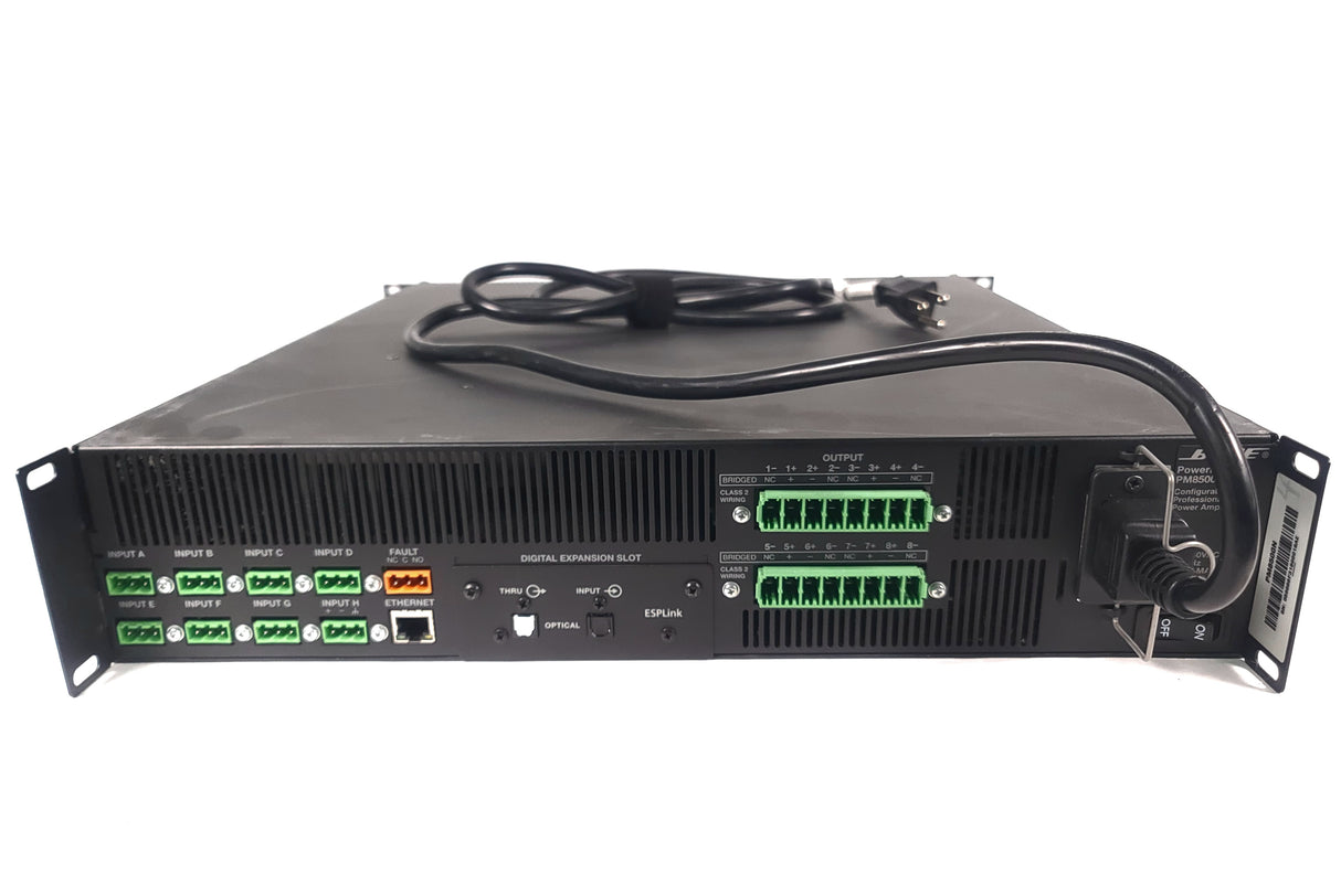 Bose Professional PowerMatch PM8500N Configurable Power Amplifier