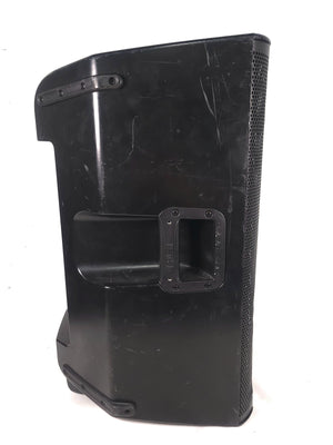 (2) QSC K12 Powered Speakers in Wheeled Road Case