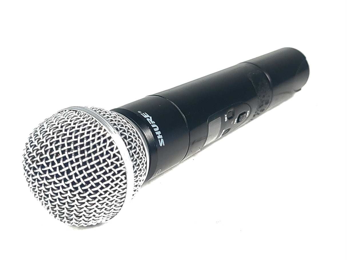 Shure ULXS4 Wireless Receiver Kit (J1: 554-590MHz) w/ Shure ULX2 Handheld Transmitter w/ SM58 Mic Capsule, ULX1 Belt Pack, (2) Antennas in Hard Carry Case