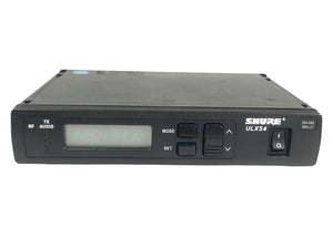 Shure ULXS4 Wireless Receiver Kit (J1: 554-590MHz) w/ Shure ULX2 Handheld Transmitter w/ SM58 Mic Capsule, ULX1 Belt Pack, (2) Antennas in Hard Carry Case