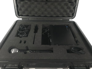 Shure ULXP4 Wireless Receiver Kit (J1: 554-590MHz) w/ ULX2 Handheld Transmitter w/ SM58 Mic Capsule, ULX1 Belt Pack, (2) Antennas, & PSU in Hard Carry Case