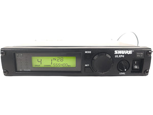 Shure ULXP4 Wireless Receiver Kit (J1: 554-590MHz) w/ ULX2 Handheld Transmitter w/ SM58 Mic Capsule, ULX1 Belt Pack, (2) Antennas, & PSU in Hard Carry Case