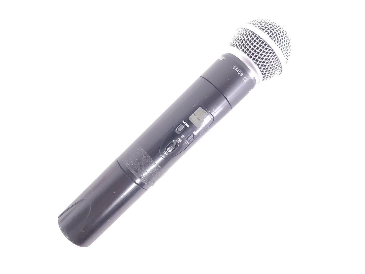 Shure ULXS4 Wireless Receiver Kit (J1: 554-590MHz) w/ ULX2 Handheld Transmitter w/ SM58 Mic Capsule, ULX1 Belt Pack, (2) Antennas, & PSU in Hard Carry Case