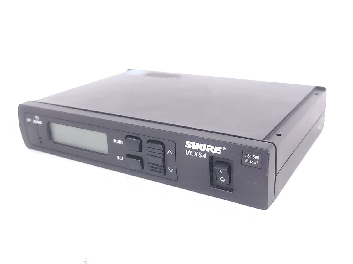 Shure ULXS4 Wireless Receiver Kit (J1: 554-590MHz) w/ ULX2 Handheld Transmitter w/ SM58 Mic Capsule, ULX1 Belt Pack, (2) Antennas, & PSU in Hard Carry Case