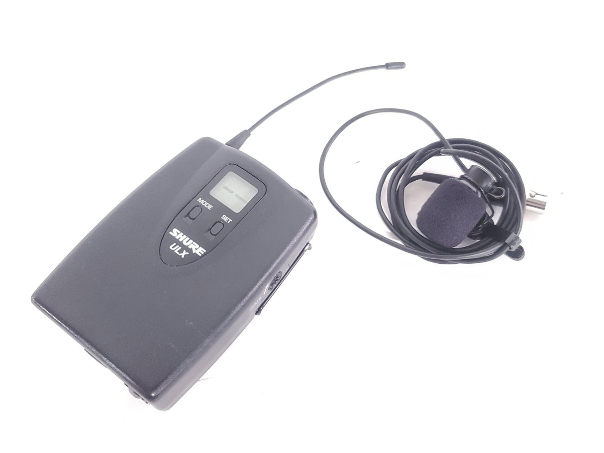 Shure ULXP4 Wireless Receiver Kit (J1: 554-590MHz) w/ ULX2 Handheld Transmitter w/ SM58 Mic Capsule, ULX1 Belt Pack, (2) Antennas, & PSU in Hard Carry Case