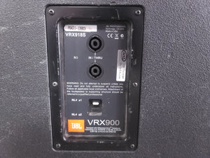 JBL VRX918S 18" Passive High Power Flying Subwoofer w/ Soft Cover