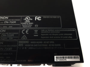 Denon DN-700R Network SD/USB Audio Recorder