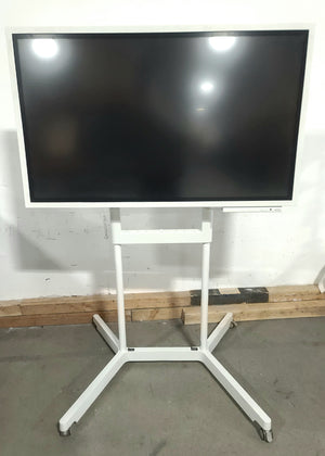 Samsung WM55H Flip 55' Interactive Digital Flipchart  w/ Rolling Stand, Wireless Display Adapter, PSU, Touch Pad,  in wheeled Road Case