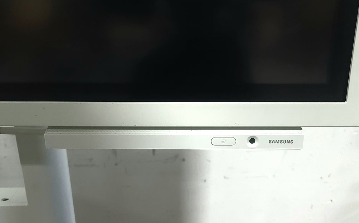 Samsung WM55H Flip 55' Interactive Digital Flipchart  w/ Rolling Stand, Wireless Display Adapter, PSU, Touch Pad,  in wheeled Road Case