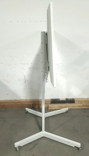 Samsung WM55H Flip 55' Interactive Digital Flipchart  w/ Rolling Stand, Wireless Display Adapter, PSU, Touch Pad,  in wheeled Road Case