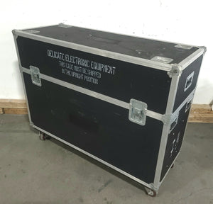 53x23x33 Pak-Rite Custom Monitor Case Holds (2) Monitors