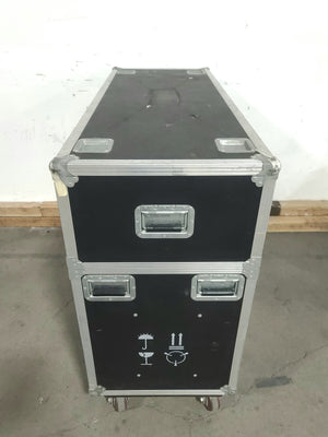 53x23x33 Pak-Rite Custom Monitor Case Holds (2) Monitors