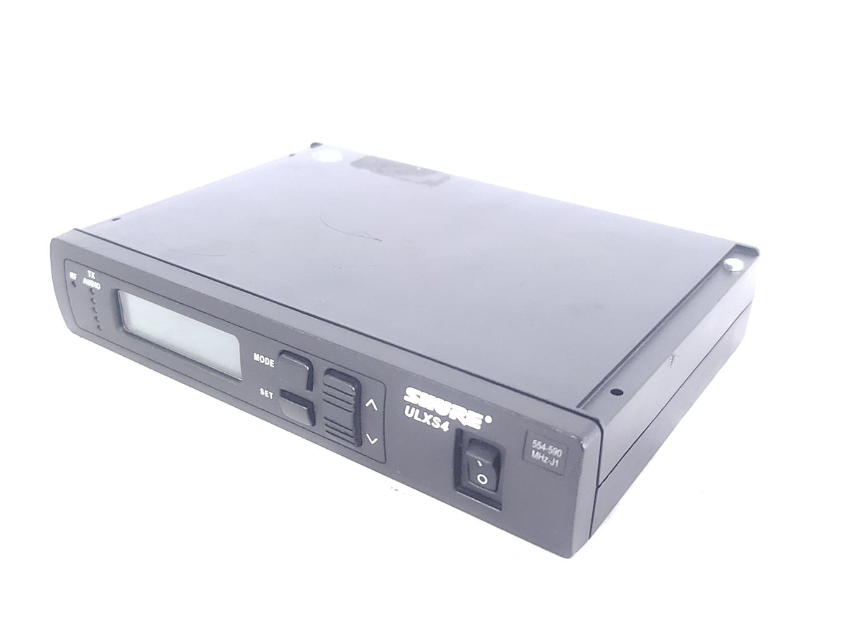 Shure ULXS4 Wireless Receiver Kit (J1: 554-590MHz) w/ ULX2 Handheld Transmitter w/ SM58 Mic Capsule, ULX1 Belt Pack, (2) Antennas, & PSU in Hard Carry Case