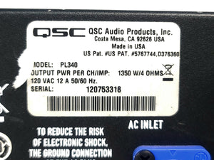 QSC PL340 Powerlight 3 Series Amplifier