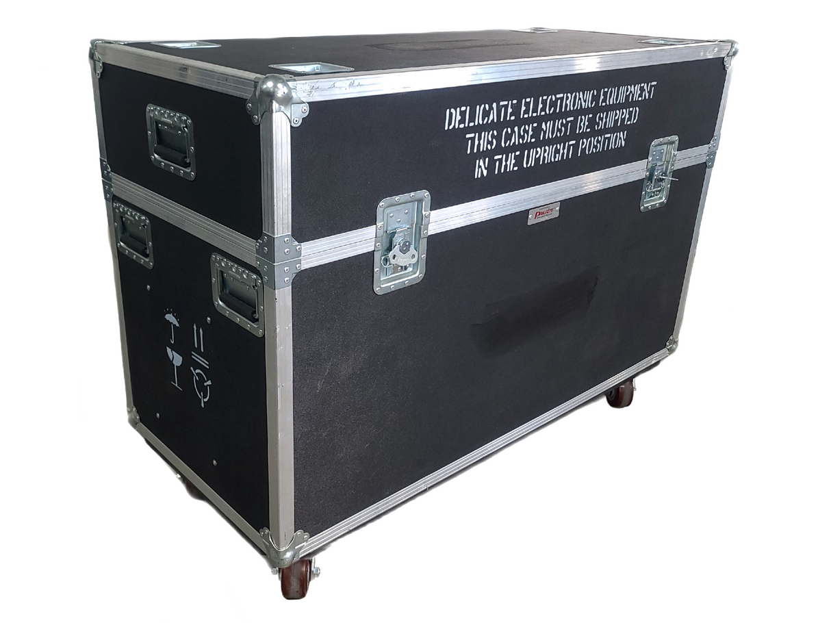 53x23x33 Pak-Rite Custom Monitor Case Holds (2) Monitors