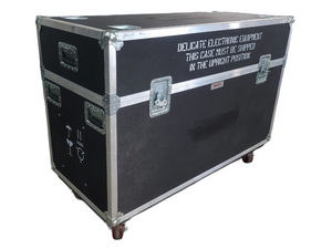 53x23x33 Pak-Rite Custom Monitor Case Holds (2) Monitors