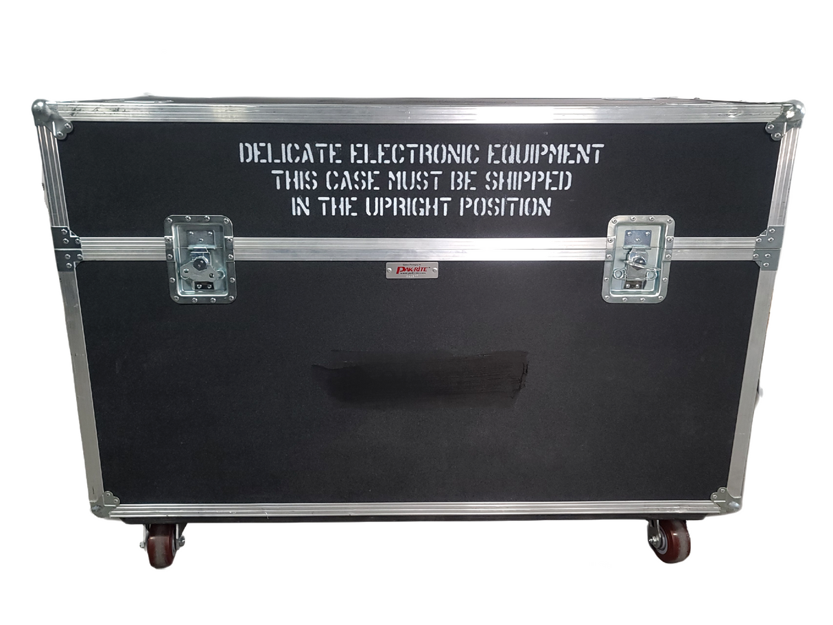 53x23x33 Pak-Rite Custom Monitor Case Holds (2) Monitors