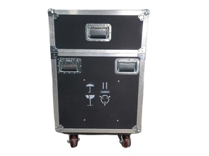 53x23x33 Pak-Rite Custom Monitor Case Holds (2) Monitors